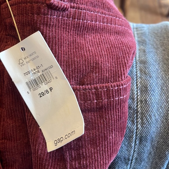 NEW Gap Vintage Slim High Rise Corduroys 8p - Picture 5 of 6